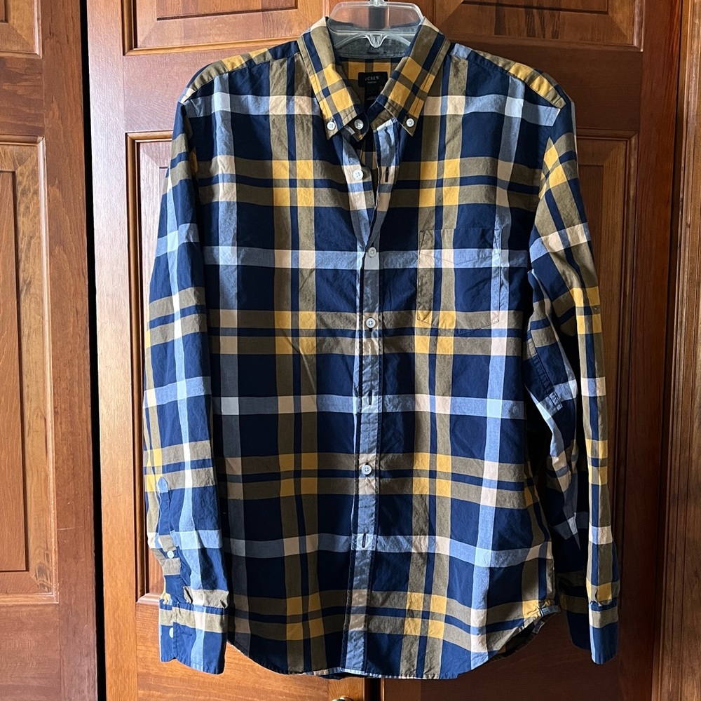 J. Crew tartan button down